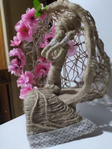 Dama con fiori