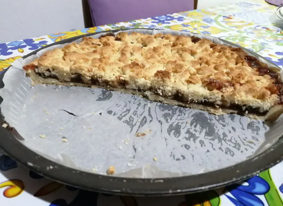 sbriciolona con confettura di fragole home restaurant chez Patty